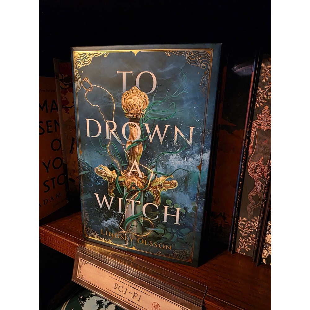 FairyLoot To Drown a Witch Hardcover Special Edition Book and Overlays